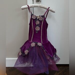 Revolution Purple and Pink Kids Dance Costume